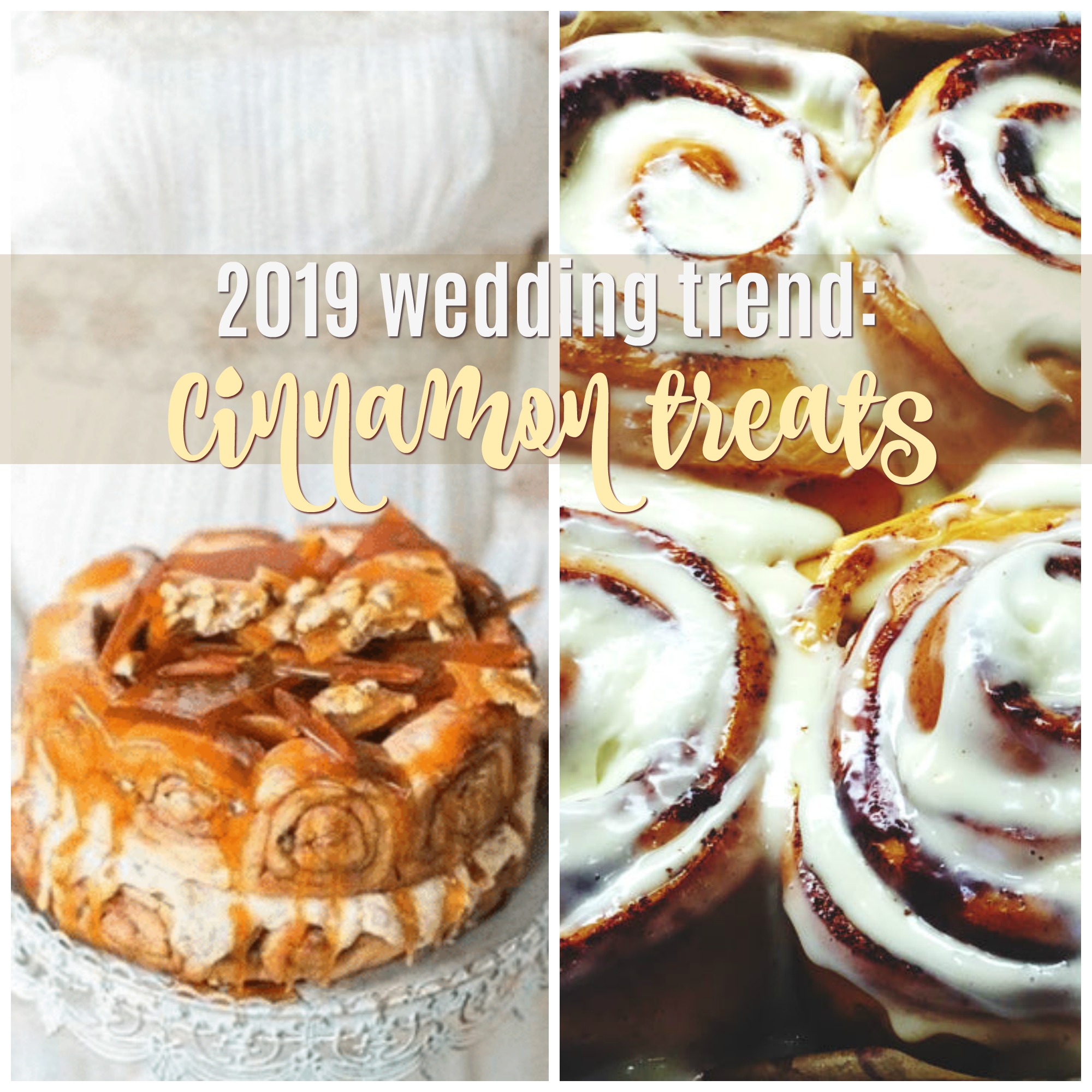 2019 Wedding Trend: Cinnamon Treats. Desktop Image