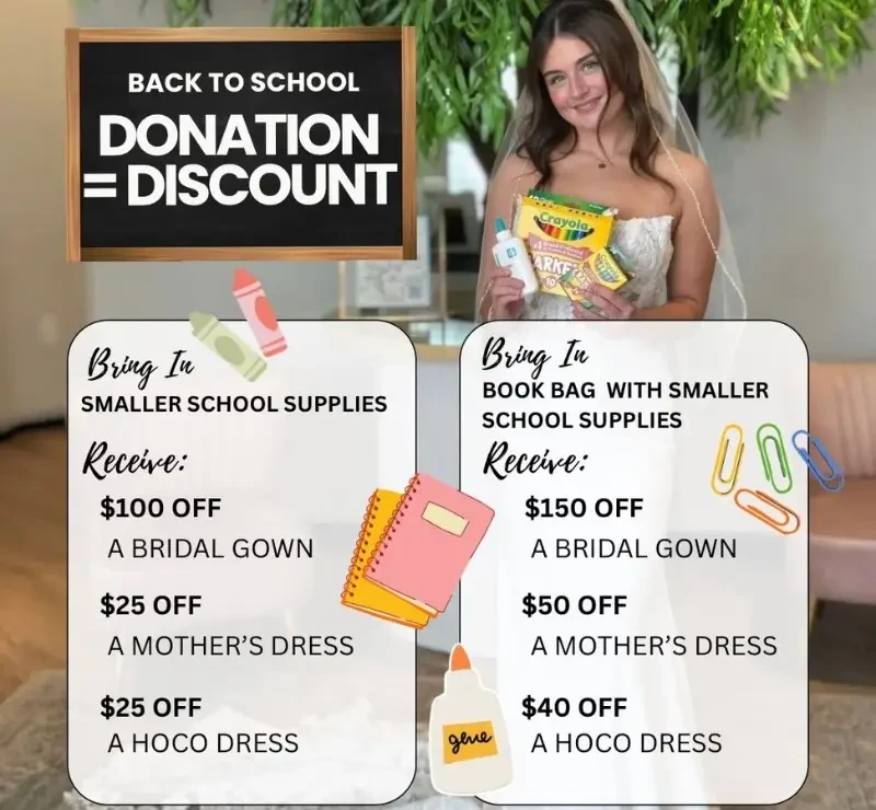 Back-to-School Giveback &amp; Gown Savings