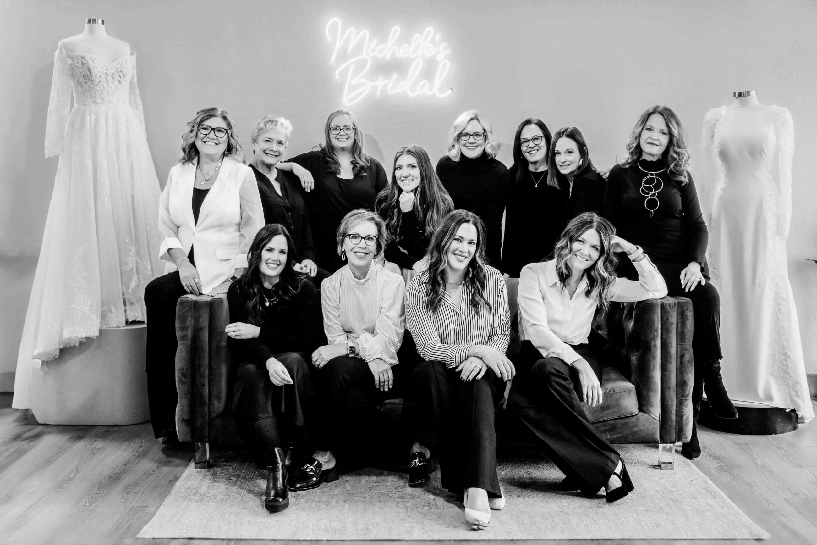 michelle's bridal and tuxedo team