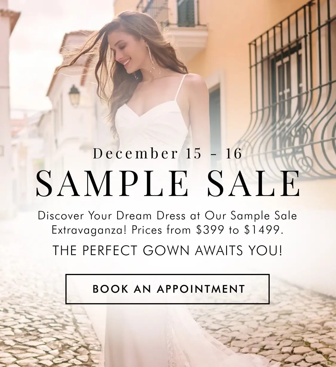Sample Sale Mobile Banner