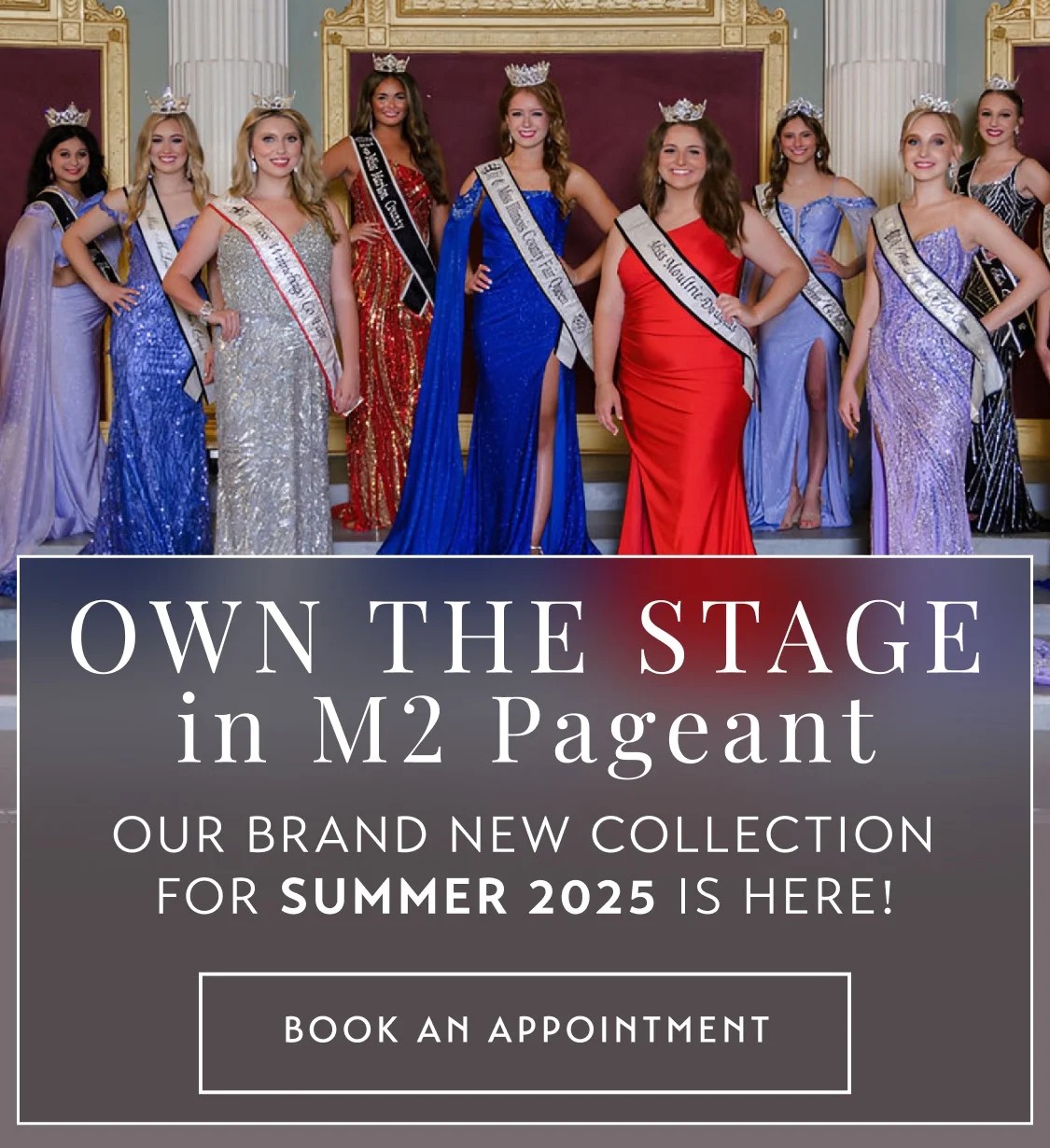 M2 pageant banner
