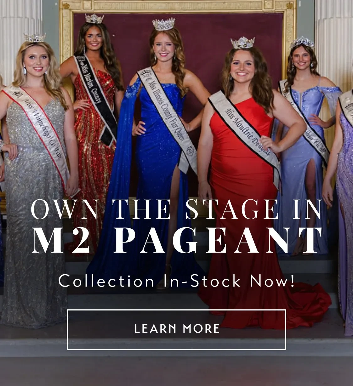 M2 pageant banner